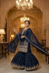 KB 3314 Heavy Chinon Top With Sharara Dupatta Wholesalers In Delhi
